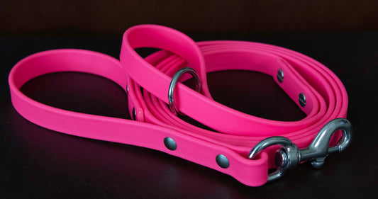3/4" Biothane Double Handle Dog Leash